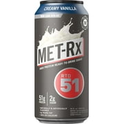 MET-Rx RTD 51 Creamy Vanilla Protein Shake, 15 Fl Oz Cans, 12 Pack