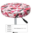 thumbnail image 4 of Lsque Makeup Round Bar chair cushion covers Velvet Fabric Premium Comfort Protects from Scratches and Stains for 14-17 Inch Chair- 14 inch, 4 of 7
