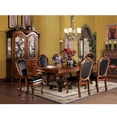 thumbnail image 5 of Acme Chateau De Ville ARM CHAIR (SET-2) Black Synthetic Leather & Cherry Finish, 5 of 7