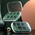 thumbnail image 3 of YIKA 7-Day AM/PM Pill Organizer with Pills Cutter | Portable Weekly Medication Box for Vitamins & Pills | Compact Travel Medicine Case | Easy-Open Lids | Home & On-the-Go Use, 3 of 3