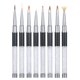thumbnail image 3 of 8pcs Nail Brush Kit Nail Art Diseño Pintura Dibujo Polaco TFixol  8 piezas, 3 of 7