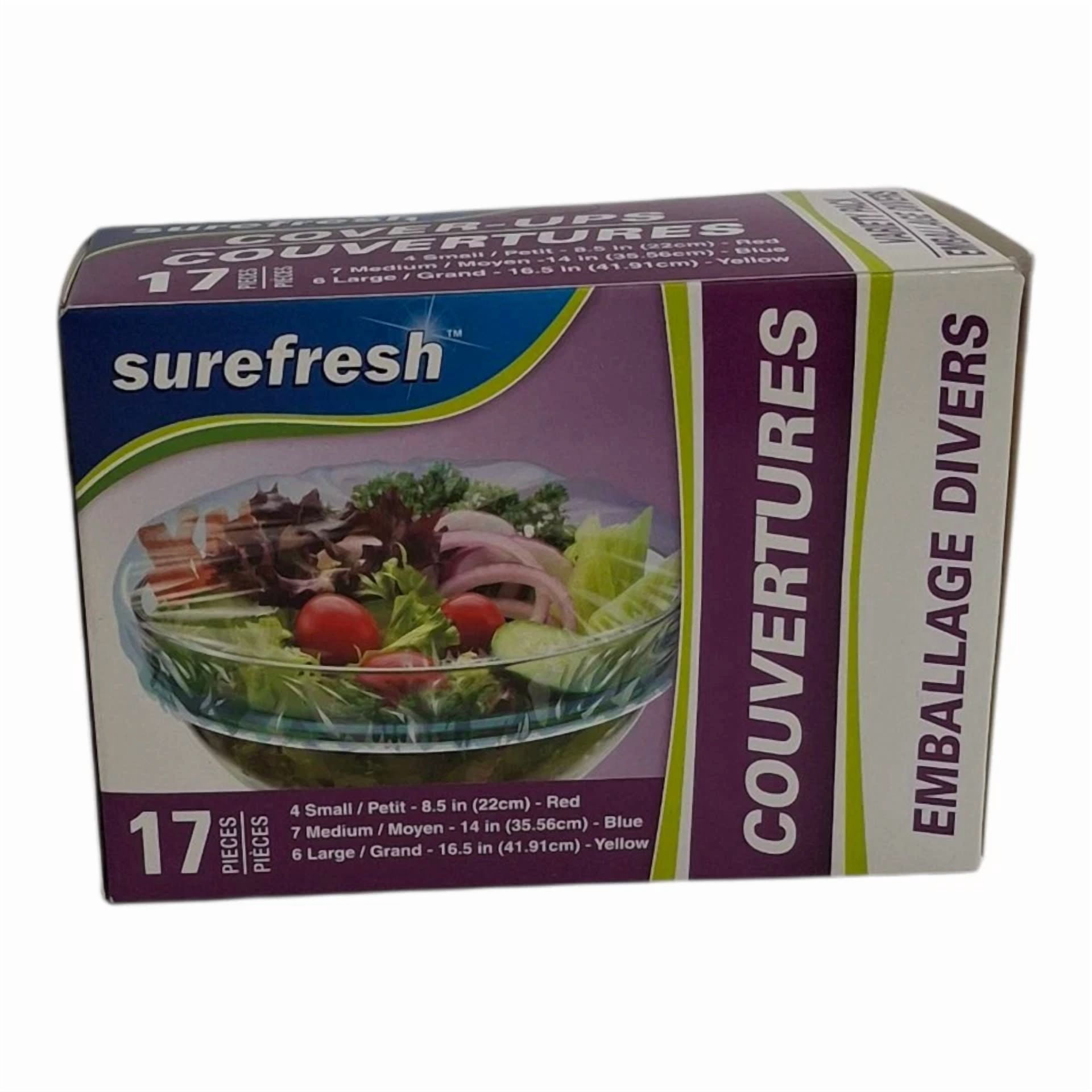CRESTIN- Kitchen Essentials Slim Pack – 30 Aluminum Foil Sheets + 17 Surefresh Bowl Cover