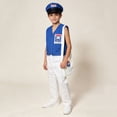 thumbnail image 6 of Mail Carrier Dress-Up Set Complete Postman Role Play Outfit with Satchel Hat Halloween Party 5-10Y, 6 of 8