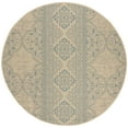 thumbnail image 2 of SAFAVIEH Outdoor LND174K Linden Collection Aqua / Cream Rug, 2 of 7