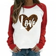 thumbnail image 3 of Xihbxyly Valentines Day Sweatshirt for Women, Women's Valentines Day Long Sleeve Tops Love Heart Print Casual Shirts Tops Blouse, 3 of 4