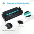 thumbnail image 7 of 58A CF258A High Yield Toner Cartridges (No Chip) 2 Pack Black Compatible for Laserjet 58A CF258A 58X CF258X Laserjet Pro MFP M428fdw M404n M428fdn M404dn Printers, 7 of 7