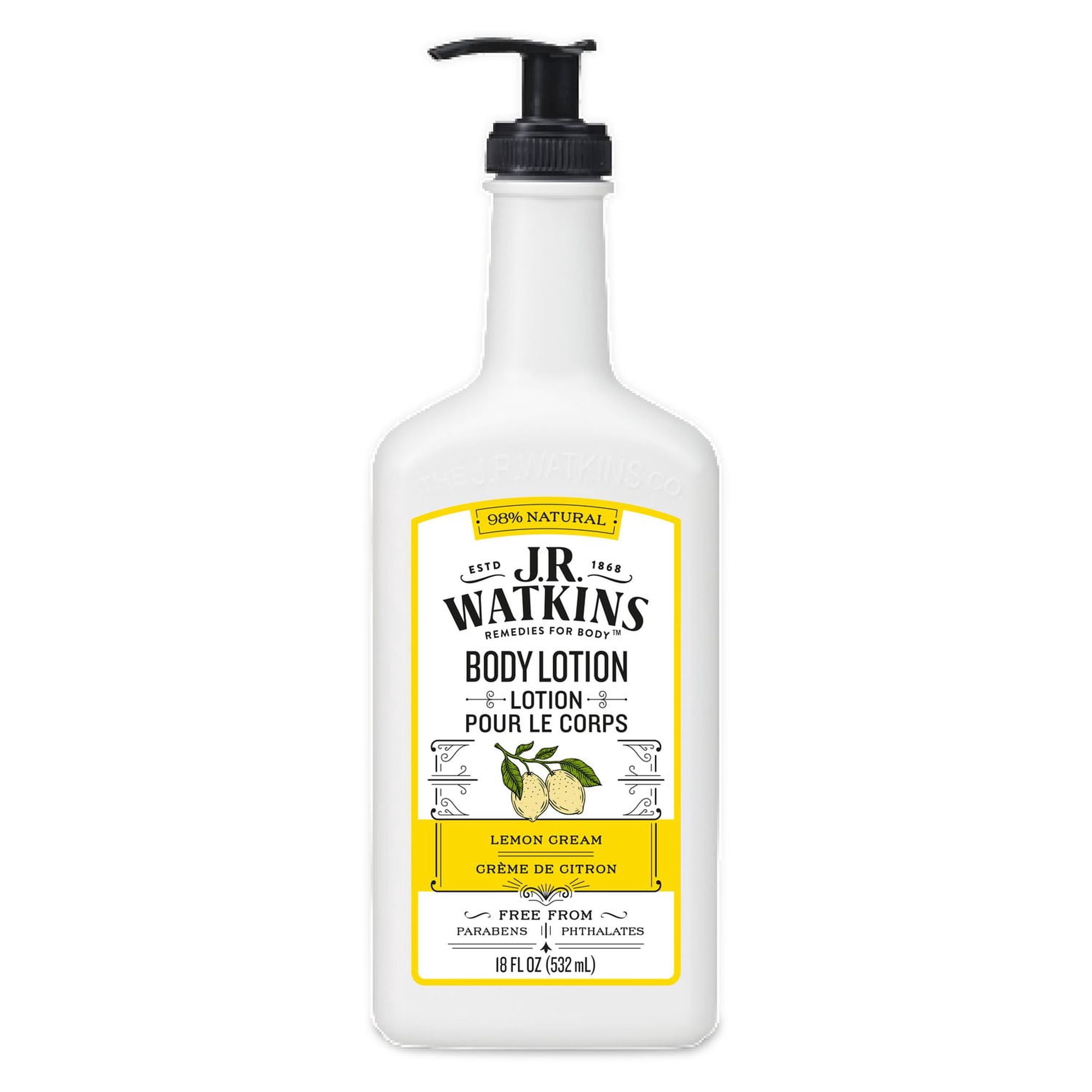 J.R Watkins Lemon Cream Daily Moisturizing Lotion - Walmart.ca