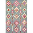 thumbnail image 2 of SAFAVIEH Bellagio Hester Geometric Wool Area Rug, Dark Gray/Multi, 4' x 6', 2 of 8