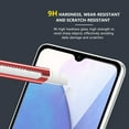 thumbnail image 6 of FIEWESEY Compatible for Samsung Galaxy A14 5G Screen Protector Anti Scratch Case Friendly Bubble Free Scratchproof 9H Tempered Glass for Samsung Galaxy A14 5G (2 Pcs), 6 of 6
