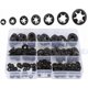 thumbnail image 1 of Arandelas Arandelas 340 Piezas Arandelas de Bloqueo de Velocidad Rápida, Kit Surtido de Clips de Velocidad de Liberación Rápida con Acabado de Óxido Negro, 1 of 5