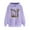 Purple Sweatshirts, variant on Qetyuw Cute Giraffe Print Sweatshirt for Women Solid Color Graphic Hoodies with Pocket Winter Warm Fleece Long Sleeve Pullover