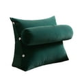 thumbnail image 1 of Triangular Headboard Pillow for Bed Reading and Resting Soft Support Bolster Cushion with Removable Washable Cover, 1 of 3