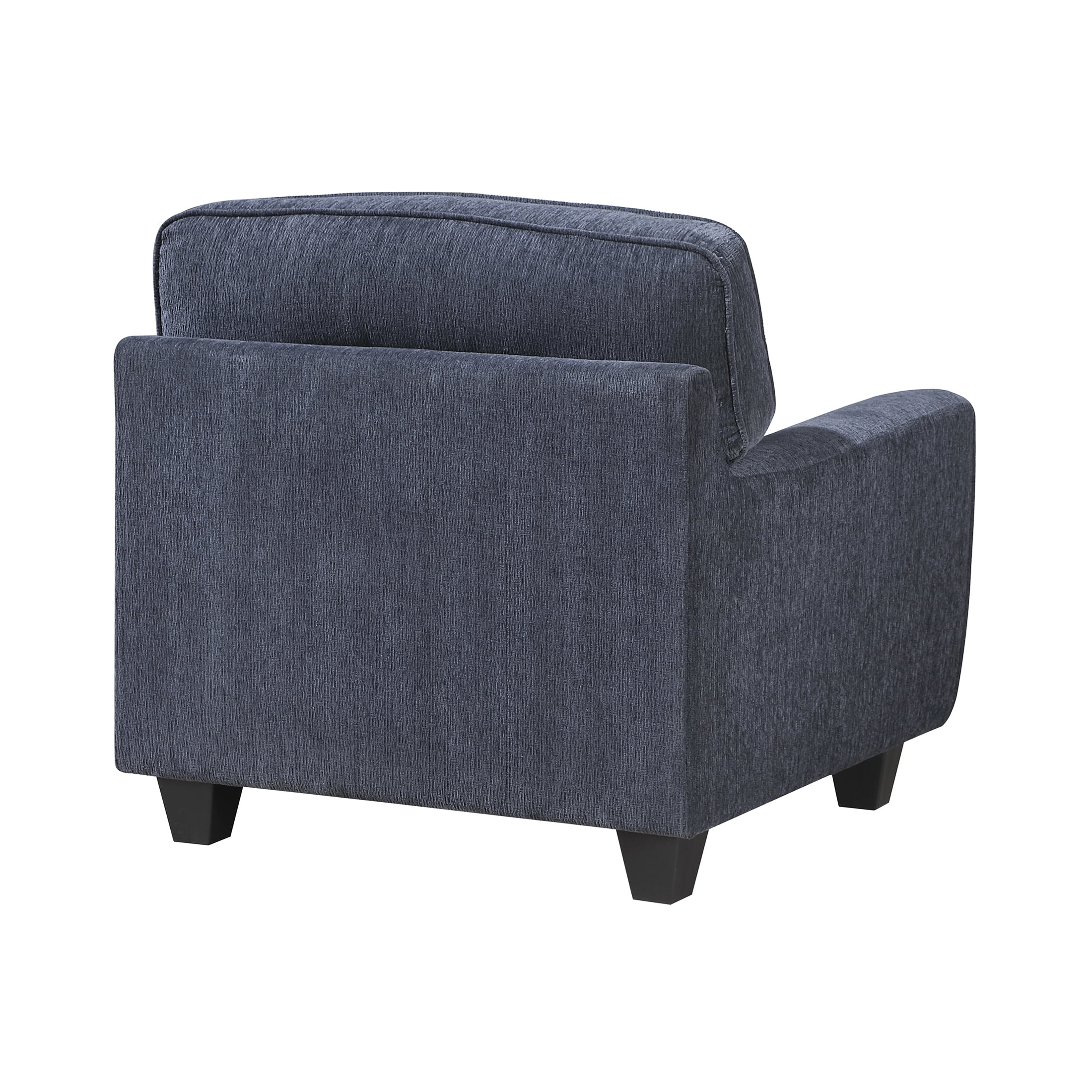 OakvillePark Vintora Chenille Armchair with Pillow, Blue