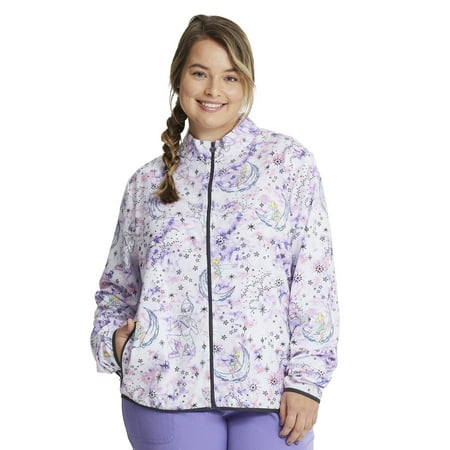 

Heartsoul Break On Through Scrubs Jacket For Women Packable Print HS329