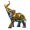 KY097, variant on Lynono Co.,Ltd Resin Graffiti Elephant Statue Figurine ColorfulAn1ma1Art Sculptures Ornament