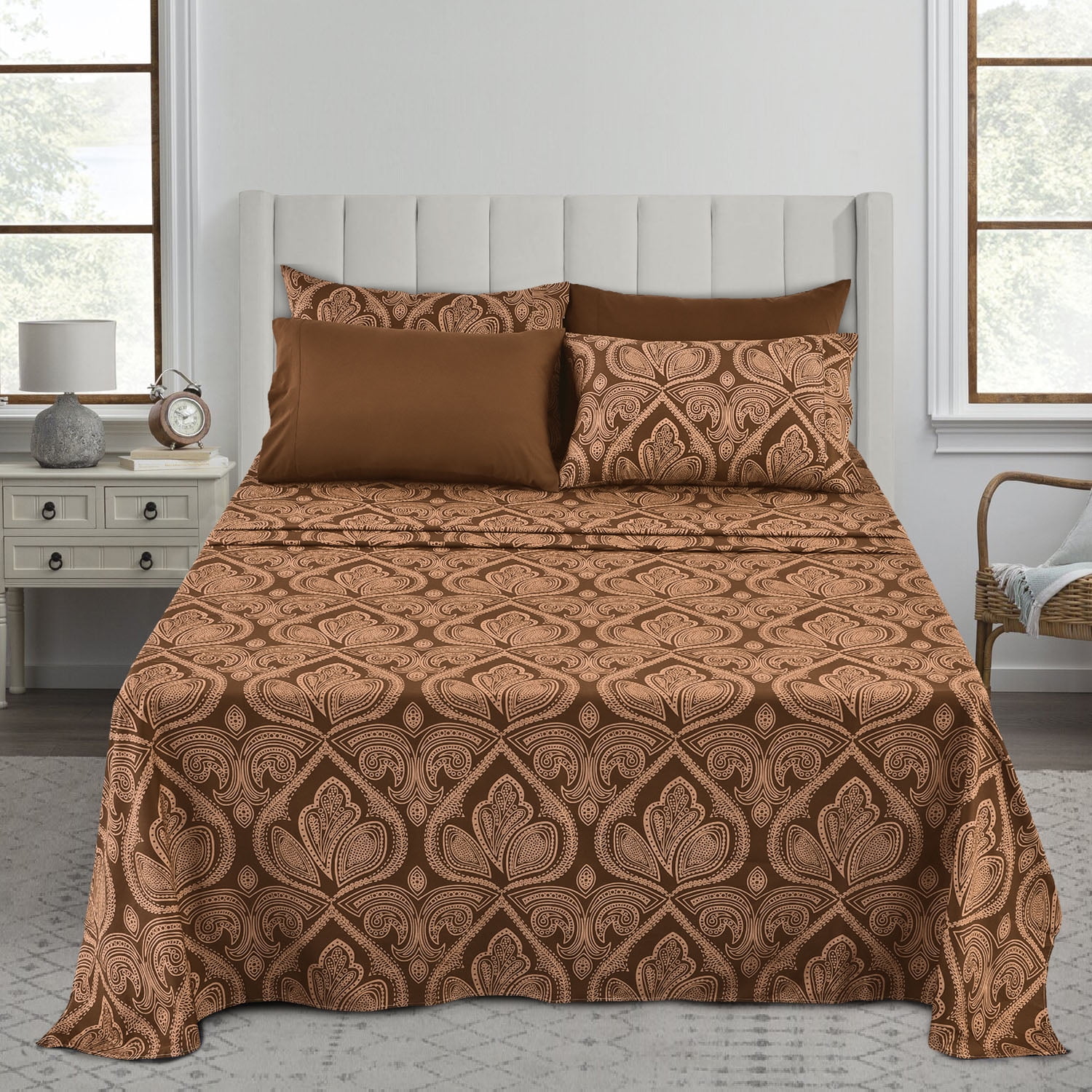 Details about   Fabulous Bedding Items Ivory Solid Deep Pocket Egyptian Cotton All US Size 