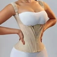 thumbnail image 4 of Aofany Waist Trainer for Women Corset Tops Tummy Control Shapewear Sport Girdle Workout Black Vest, 4 of 4
