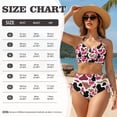 thumbnail image 5 of XYZCANDO Duck Camo Pink Couple Matching Beachwear Set Swim Trunks & Two Piece Tummy Control Bikini Matching Outfit for Honeymoon Beach Vacation Pool Party Summer His and Hers Swimwear Set, 5 of 6