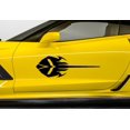 thumbnail image 6 of Clausen's World New Design - VETTATOR STINGRAY Hood/Door Vinyl Decal 3 sizes - Compatible with Corvette C7, 6 of 10