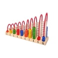 thumbnail image 1 of Contando Juguete Estante de cálculo de madera Niños Marco de conteo Juguete educativo para niños Juego entre padres e hijos Inevent FN000308-00B, 1 of 7