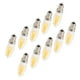 thumbnail image 5 of Bombillas LED pequeñas de filamento largo E12, regulables, 3 W, CA 230 V, para el hogar, el coche y el hotel., 5 of 13
