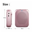 thumbnail image 3 of Mini Audio Voice Amplifier Megaphone Booster With Wired Microphone Loudspeaker Speaker MP3 Teachers Voice Amplifier ,Comfortable and Portable, 3 of 6
