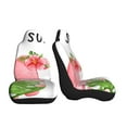 thumbnail image 3 of Sikiie Hello Summer Gnome Car Seat Covers 2PCs Front Car Seat Covers Universal fit for Most Cars SUVs and Trucks-2 PCS, 3 of 9