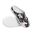 thumbnail image 3 of KLL Cute Poodle Dog Pattern Adult Unisex Cozy Slippers,Fuzzy Slip-on Slippers TPR Sole Slippers Comfort Plush Home Footwear for Indoor & Outdoor-13, 3 of 7
