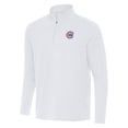 thumbnail image 2 of Men's Antigua  White Chicago Cubs Alternate Logo Intent Quarter-Zip Pullover, 2 of 3