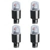 4Pcs Car Wheel LED Light Bike Motorcycle Tire Valve Cap Flash Neon Spoke Lamp