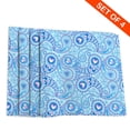 thumbnail image 2 of DouZhe Polyester Placemats Ensemble de 4, Motif Paisley Bleu Style Indien Résistant à la Chaleur Place Mats pour Table à Manger, 12 Pouces x 18 Pouces, 2 of 6