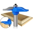 thumbnail image 4 of Vástago redondo sobre brocas para gabinete de panel elevado, cortador de madera para carpintería, herramienta de fresado de lengüeta con ranura de carburo de madera - Azul, 4 of 5