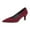 Wine, variant on Mostsola Kitten Heels for Women Suede Pointed Toe Dress Shoes Wedding Party Business Casual Shoes