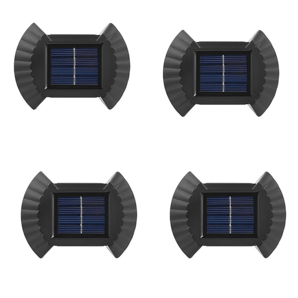 Luz de pared solar decoración al aire libre jardín patio hogar luz de pared impermeable arriba y abajo luminosa luz de pared decorativa al aire libre