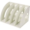 thumbnail image 1 of 4 Compartments Magazine Holder, Book Storage Shelf File Module Filing Cabinet, Storage Magazine Holder, 1 of 4