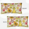 cute fruits King Pillow Cases, Soft King Size Pillow Cases, Microfiber