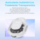 thumbnail image 4 of Audífonos Bluetooth 5.3 Inalámbricos De Transparente Blanco, 4 of 4