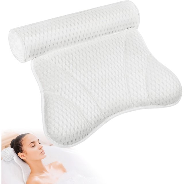 Almohada de baño para una comodidad inigualable, secado rápido y agradable para la piel para su oasis de spa personal (experiencia cómoda, diseño ergonómico)