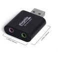 thumbnail image 3 of Plugable USB-AUDIO USB to Audio In/Out Male/Female Data Transfer Adapter Black, 3 of 17