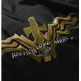 thumbnail image 4 of Justice Love Mercy Cross Micah 6:8 Women's Graphic T Shirt Tees Brisco Brands S, 4 of 7