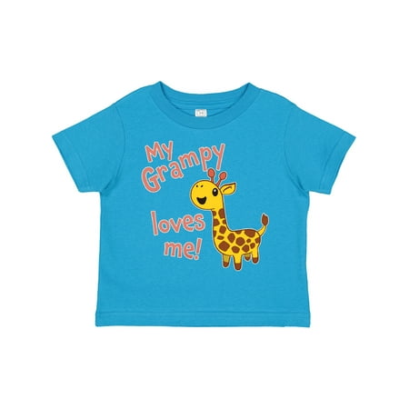 

Inktastic My Grampy Loves me- cute giraffe Boys or Girls Toddler T-Shirt