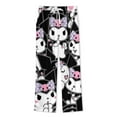 thumbnail image 5 of Kuromi And My Melody Women's Pajama Sets Long Sleeve Button Down Sleepwear Nightwear Soft Pjs Lounge Sets, 5 of 6