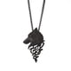 thumbnail image 1 of Regalo de moda en forma de collar de joyería colgante de aleación de cabeza de lobo collares y colgantes, 1 of 1