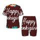 thumbnail image 1 of Balery Happy Thanksgiving Conjunto de Pijama Infantil de Manga Corta con Estampado – Ropa de Dormir de Algodón Suave-X-Large, 1 of 6