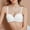 White, variant on skpabo Women's Breathe Bras Push Up Bra Corset Bra Non-Steel Ring Non-Marking Top Support Underwear Comfortable Gathering Anti-Glare Fixed One-Piece Bra for Work Office Size