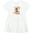 thumbnail image 3 of Inktastic My Grandma Loves Me to the Moon and Back Girls Baby Dress, 3 of 5