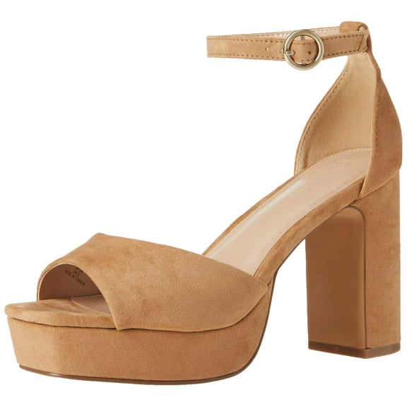 The Drop Hamalie Sand Fashion Platform Open Toe Block High Heeled Sandals 9