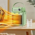thumbnail image 4 of Fiudx Artículos en oferta con ofertas flash Calentador de humidificación de escritorio Calentador doméstico Calentador de 1200 W Ventilador de calefacción y temporizador inteligente de alta potencia, 4 of 4