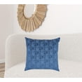 thumbnail image 2 of homeroots home decor 386160 Navy Blue Distressed Gradient Throw Pillow, 2 of 3
