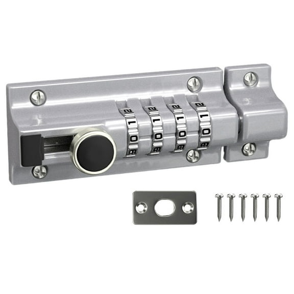 Combination latch lock big door bolt waterproof rustproof outdoor door